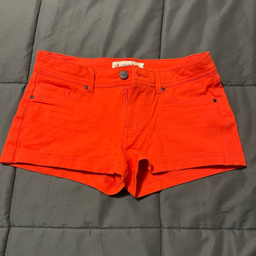 i Joah Women’s Vibrant Orange Shorts – Size Small